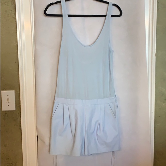 Zara Pants - Zara pale blue shorts body suit small